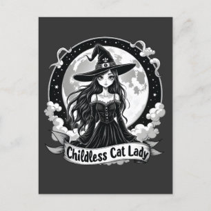 Cartão Postal De Convite Lady Harris Walz Halloween Pastel
