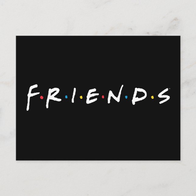 Cartão Postal De Convite Logotipo FRIENDS™ (Frente)