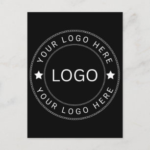 Cartão Postal De Convite Logotipo Personalizado