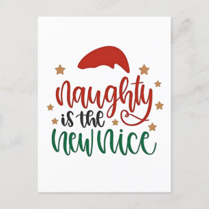 Cartão Postal De Convite Maluquice é o Novo Natal Divertido Papai Noel