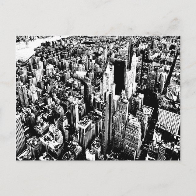 Cartão Postal De Convite Manhattan projetado (Frente)