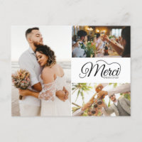 Merci Beaucoup Três Foto Elegante Casamento