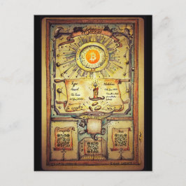 Cartão Postal De Convite Meu HODL de Bitmoeda Pessoal