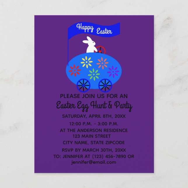 Cartão-postal de convite nº 1 para o cais de ovos  (Frente)