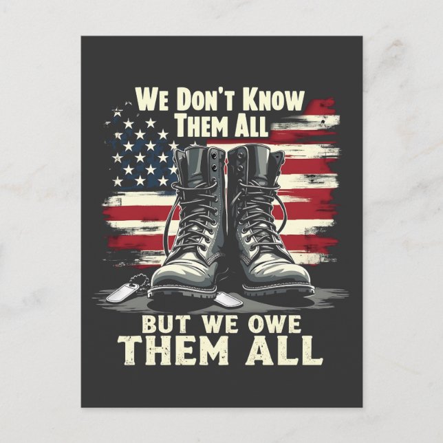 Cartão Postal De Convite Nós não os conhecemos todos, mas nós os possuímos (Frente)