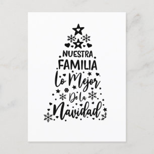 Cartão Postal De Convite Nossa Família O Melhor Do Natal