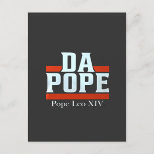Cartão Postal De Convite O Papa da América Papa Leão XIV Reitor de Chicago 