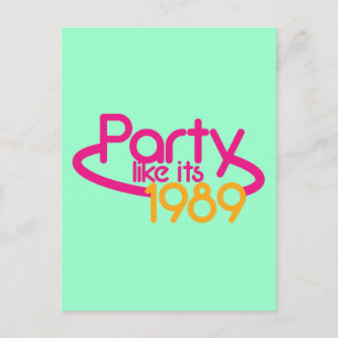 Cartão Postal De Convite O PARTIDO como ele é 1989