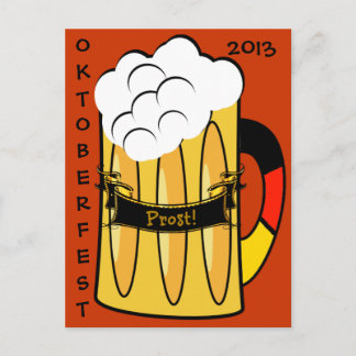 Cartão Postal De Convite Oktoberfest