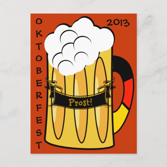 Cartão Postal De Convite Oktoberfest (Frente)