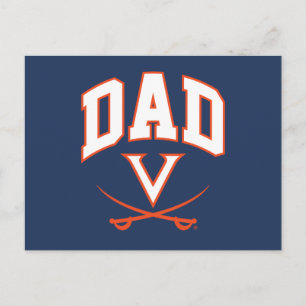 Cartão Postal De Convite Pai dos Virginia Cavaliers