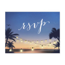 Palm Beach String Lights Summer Sunset RSVP Respos