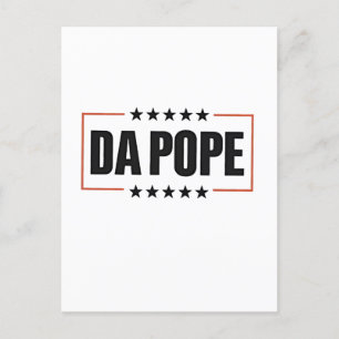 Cartão Postal De Convite Papa Leão XIV Igreja Cristã Da Papa