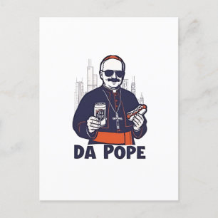 Cartão Postal De Convite Papa Leão XIV Vaticano 4 de Julho EUA