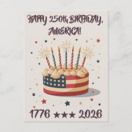 Cartão Postal de Convite para a Grande Festa de 25