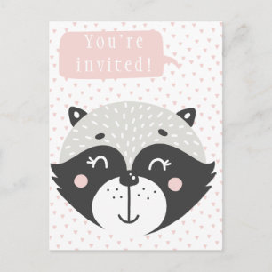 Cartão-postal de convite para Aniversários de cria
