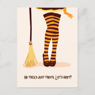 Cartão-postal de convite para ilustração do Hallow