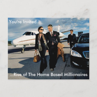 Cartão-postal de Convite para Reunião