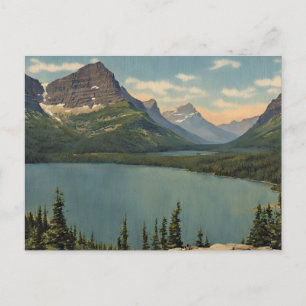 Cartão Postal De Convite Parque nacional Glaciar EUA (1)