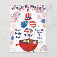 Partido de CHURRASCO do Independence Day American
