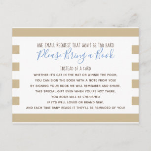 Cartão Postal De Convite Pequeno Cartão de Chá de fraldas de Abóbora