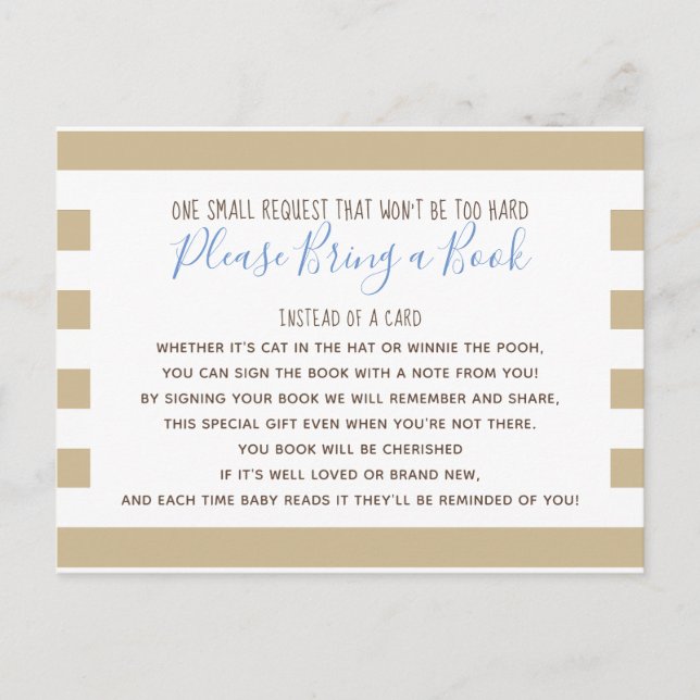 Cartão Postal De Convite Pequeno Cartão de Chá de fraldas de Abóbora (Frente)