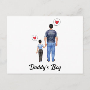 Cartão Postal De Convite Pequeno Príncipe do Papai Dia dos Pais Amor