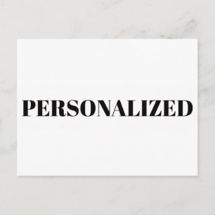 Cartão Postal De Convite Personalize o Seu