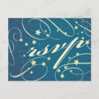 Poster Rustic: Sandy Beach Wedding RSVP