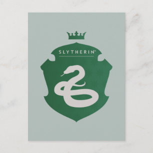 Cartão Postal De Convite Prender Verde SLYTHERIN™ Cortado