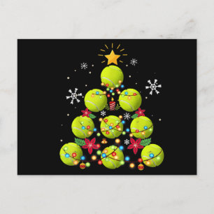 Cartão Postal De Convite presentes de árvore de natal de tênis