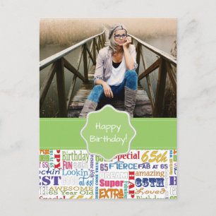 Cartão Postal De Convite Presentes De Festa de aniversário Únicos E Especia