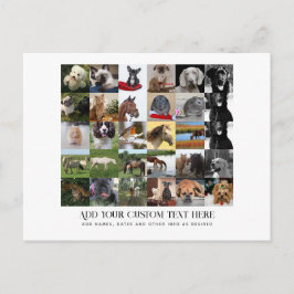 Cartão Postal De Convite PRESENtES DE FOTO MÃE PAI AVÔ AVÓ PETS AMIGOS