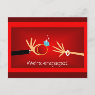 Cartão Postal De Convite QUE ROCHA! -Vermelha