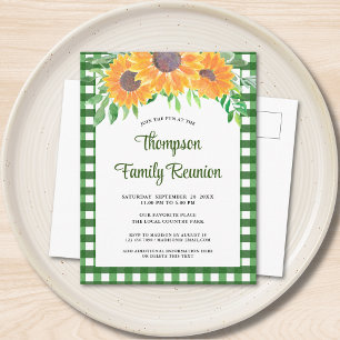 Cartão Postal De Convite Reunião Familiar Russo