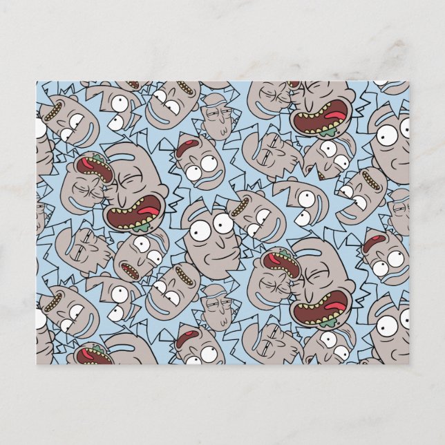 CARTÃO POSTAL DE CONVITE RICK E MORTY™ | RICK (Frente)