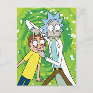 Cartão Postal De Convite RICK E MORTY™  Veja Isso