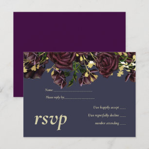 Cartão Postal De Convite Rosas de MÁQUINAS NEGADAS