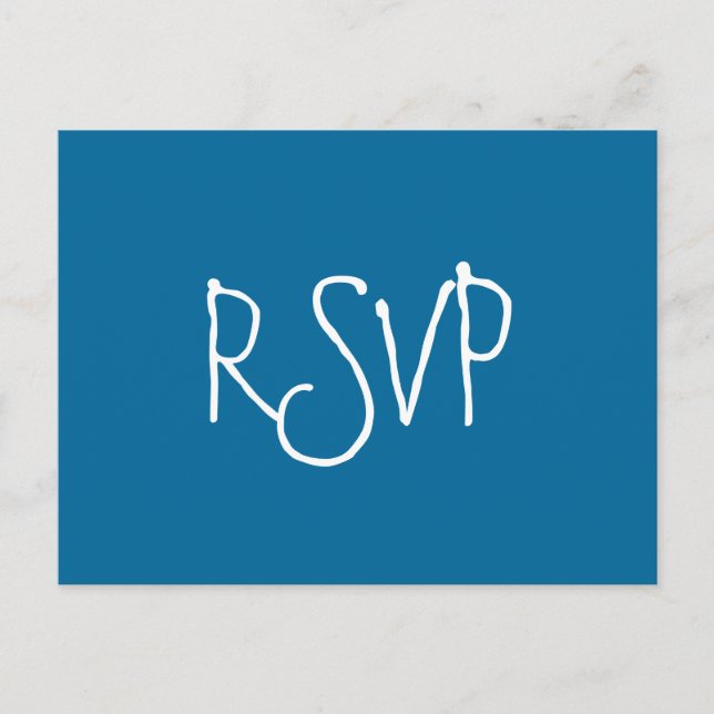 CARTÃO POSTAL DE CONVITE RSVP (Frente)