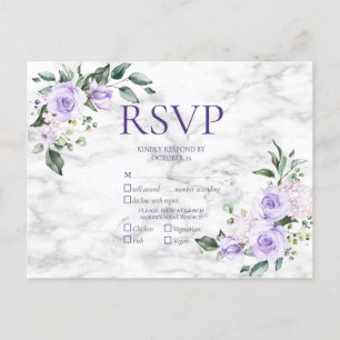 Cartão Postal De Convite RSVP de Casamento Físico Geométrico Dourado da L