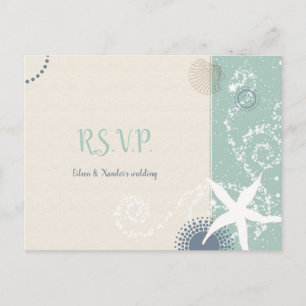 Cartão Postal De Convite RSVP de seleção de refeição de casamento de pr