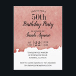 Cartão Postal De Convite Rustic Watercolor 50th Birthday Wine Theme<br><div class="desc">Um convite de aniversário temático de vinho com coloração d'água rústica com tamanhos de vinho com tímpano adorável para alguém de 50. Personalize com suas informações. Para uma festa de aniversário de vinho divertida. Afinal,  50 são os novos 40. Personalize para qualquer idade!</div>