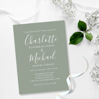 Sage Green Signature Wedding