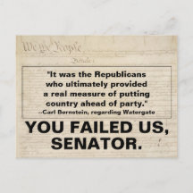 Senador Republicano tem que colocar o país sobre o