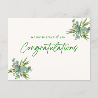 Cartão Postal De Convite Sonhos Atingidos: Cartão de Graduação