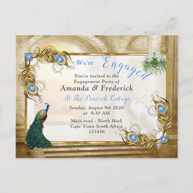 Cartão Postal De Convite Sonhos do Templo Real do ouro (Frente)