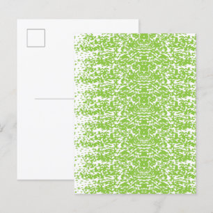 Cartão Postal De Convite Textura do Verde limão Grunge