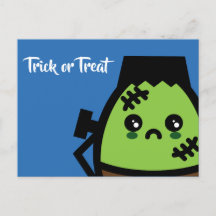 Trick ou Treat - Halloween - Ovo Frankenstein
