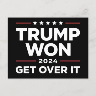 Cartão Postal De Convite Trump Ganhou Supere Isso 2024