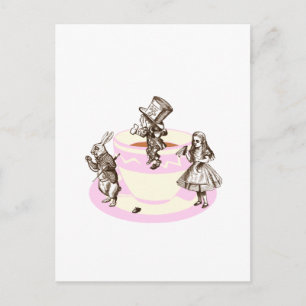 Cartão Postal De Convite Uma festa do chá made